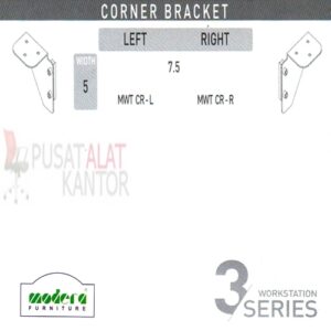 Modera 3 WorkStation Corner Bracket