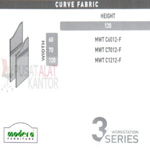 Modera 3 WorkStation Curve Fabric