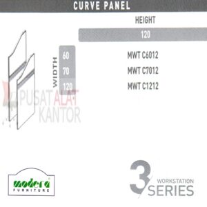 Modera 3 WorkStation Curve Panel