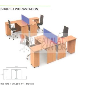 Grand Furniture Workstation Diva - Shared Workstation